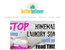 Tablet Screenshot of butterbeliever.com